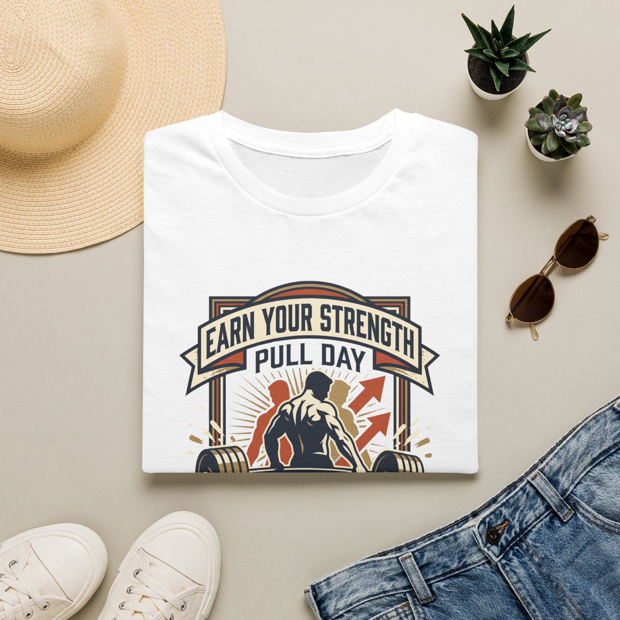 Earn your strength - Pull day T-Shirt