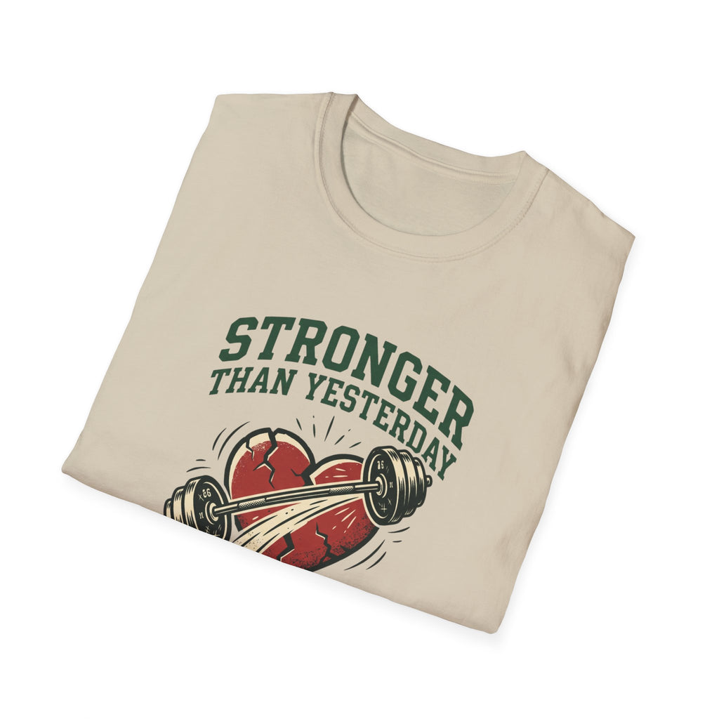 Stronger than yesterday - turn pain into progress T-Shirt
