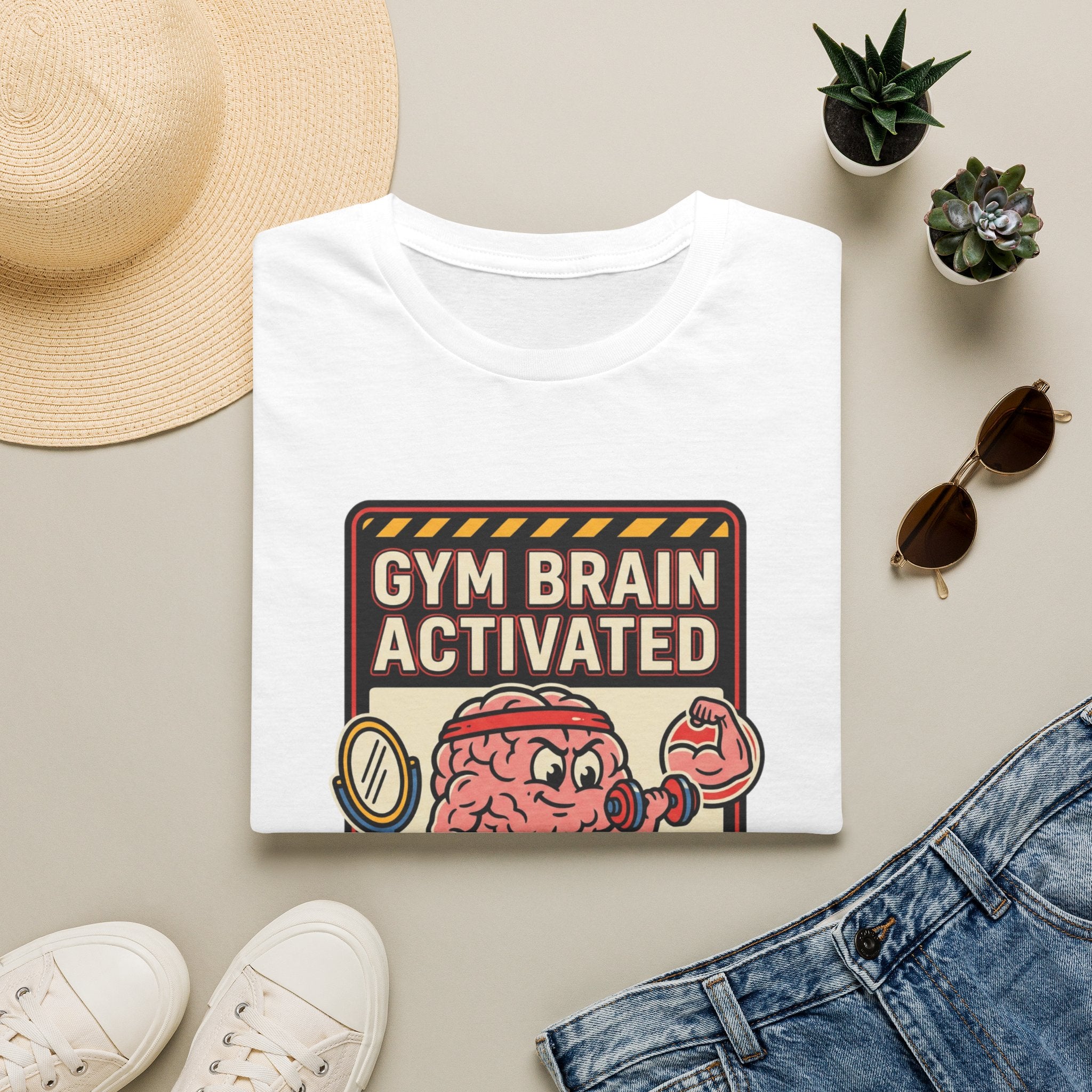 Gym brain activated T-Shirt