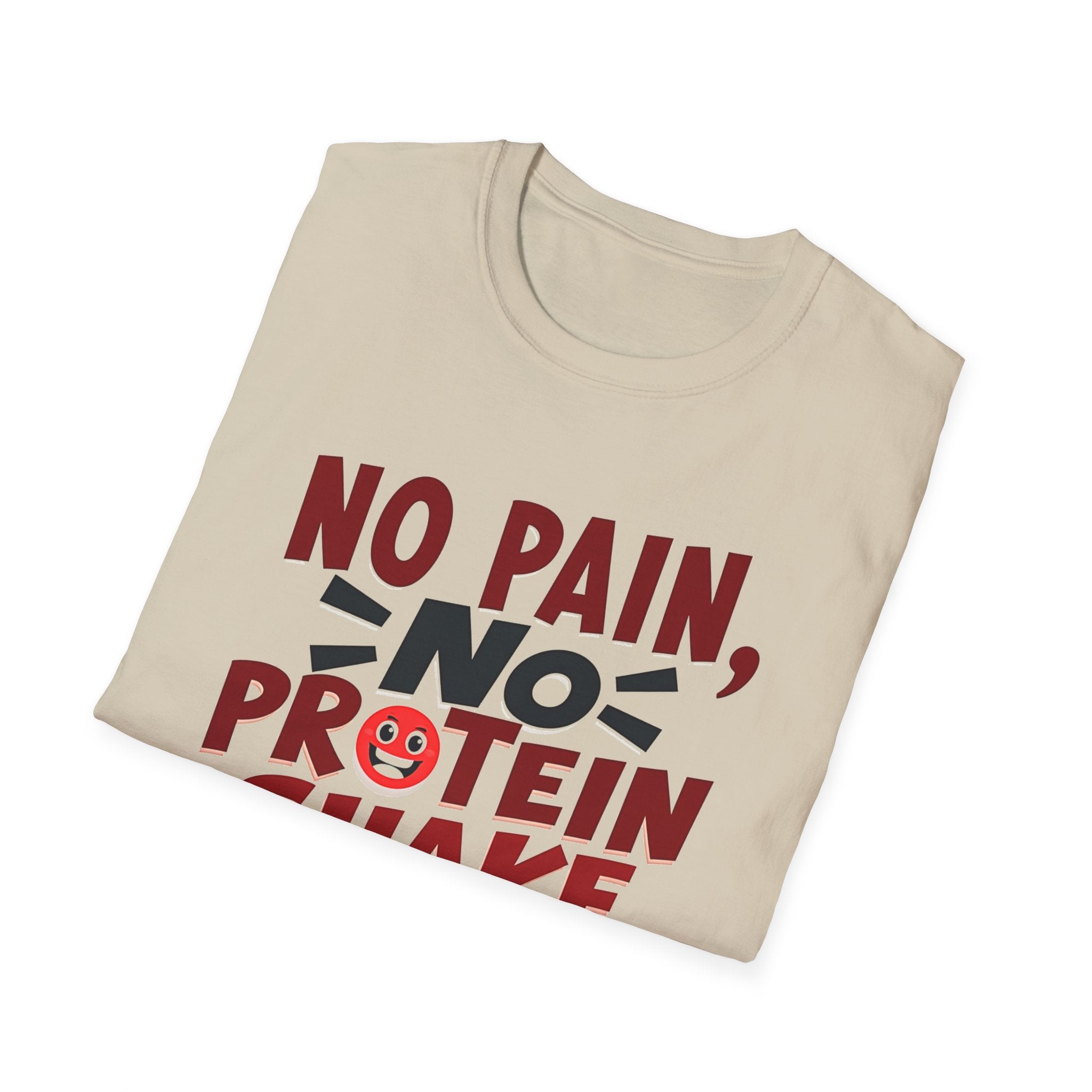 No Pain, No Protein Shake (Emoji Edition) T-Shirt