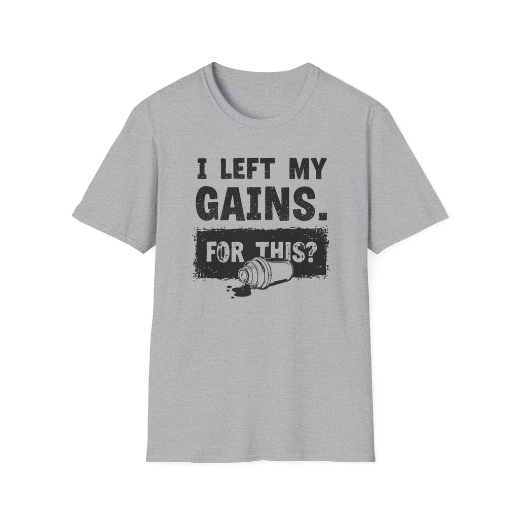 I Left My Gains for This? (Vintage Grunge Edition) T-Shirt