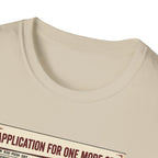 Application for one more set -  Push day T-Shirt
