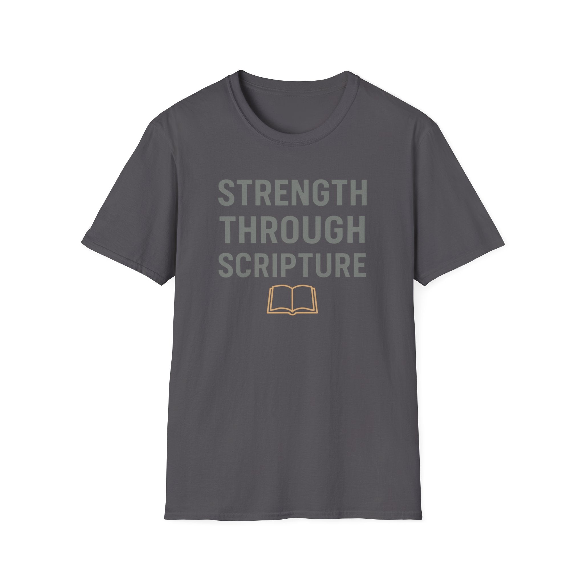 Strength Through Scripture – Bold Faith & Fitness Statement Tshirt