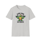 Slow Gains, Big Results – Turtle Power Edition T-Shirt
