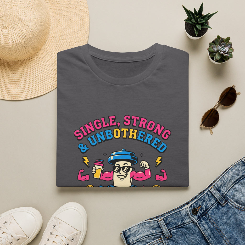 Single strong and unbothered T-Shirt