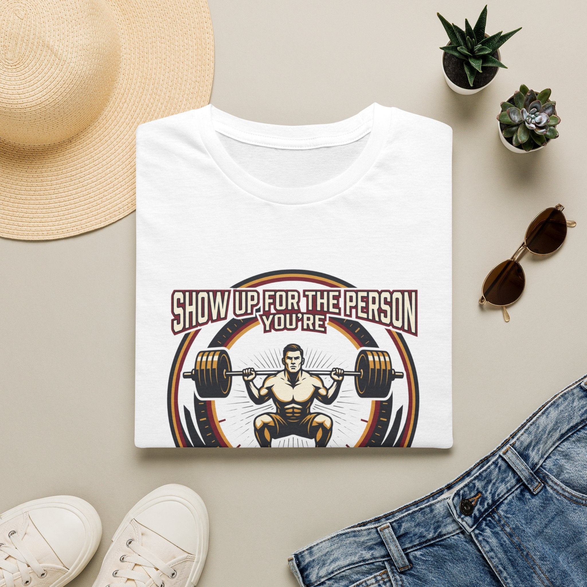 Show up for the person you are becoming T-Shirt