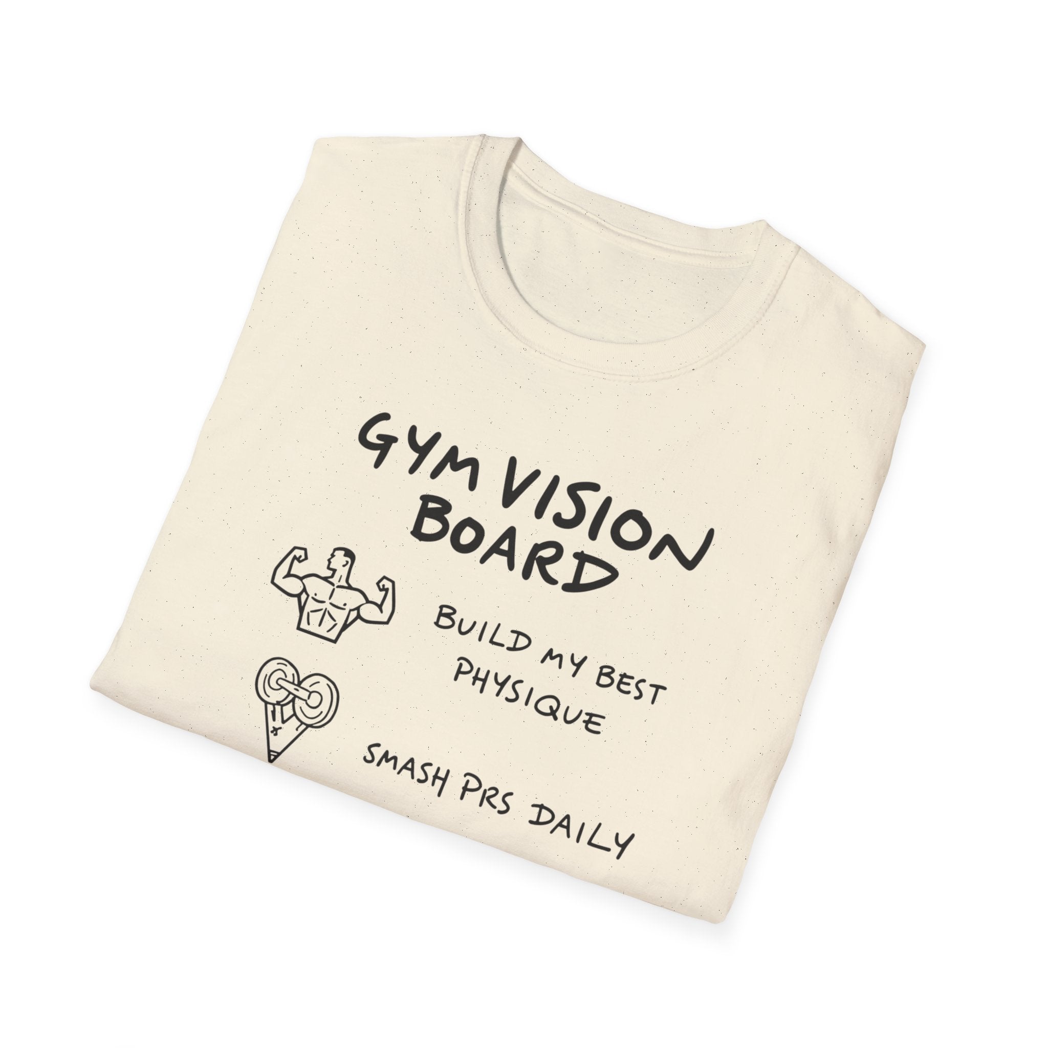 Gym Vision Board – Neon Goals Edition T-Shirt