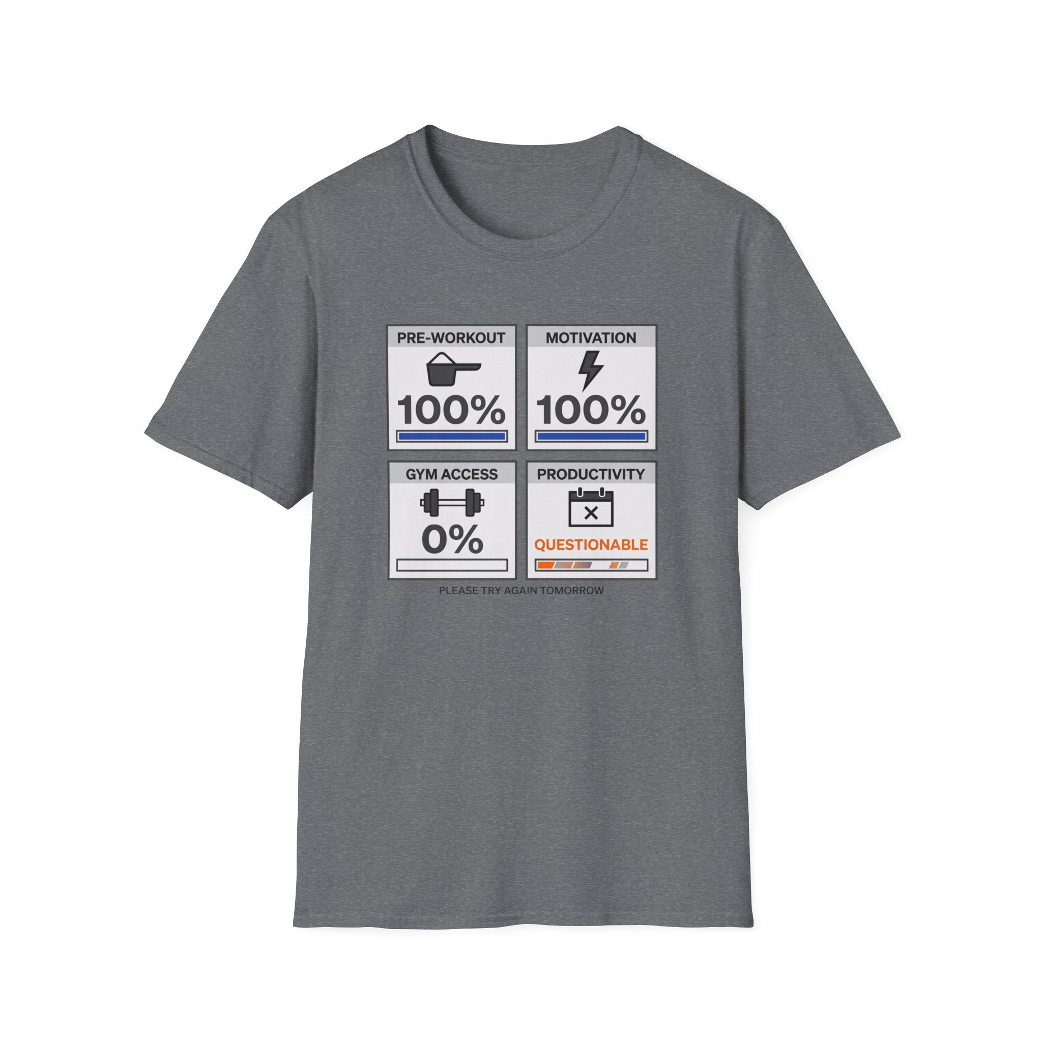Pre workout taken - Corporate style T-Shirt