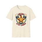 Leg Day Is My Cardio (Muscle Chicken Edition) T-Shirt