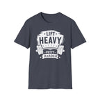 Lift Heavy, Petty Harder (Vintage Crest Edition) T-Shirt