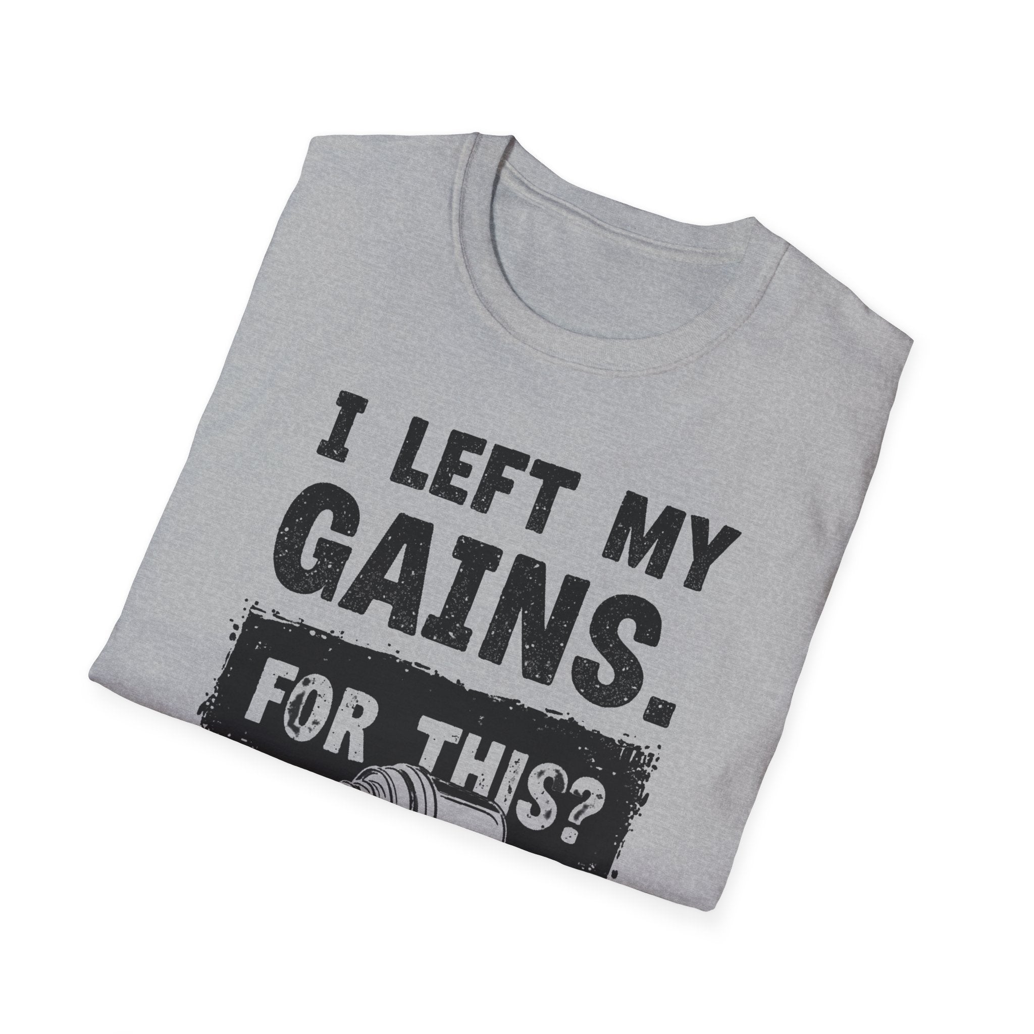 I Left My Gains for This? (Vintage Grunge Edition) T-Shirt