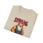 Swole Cat Activated – Pre-Workout Pouncer Edition T-Shirt