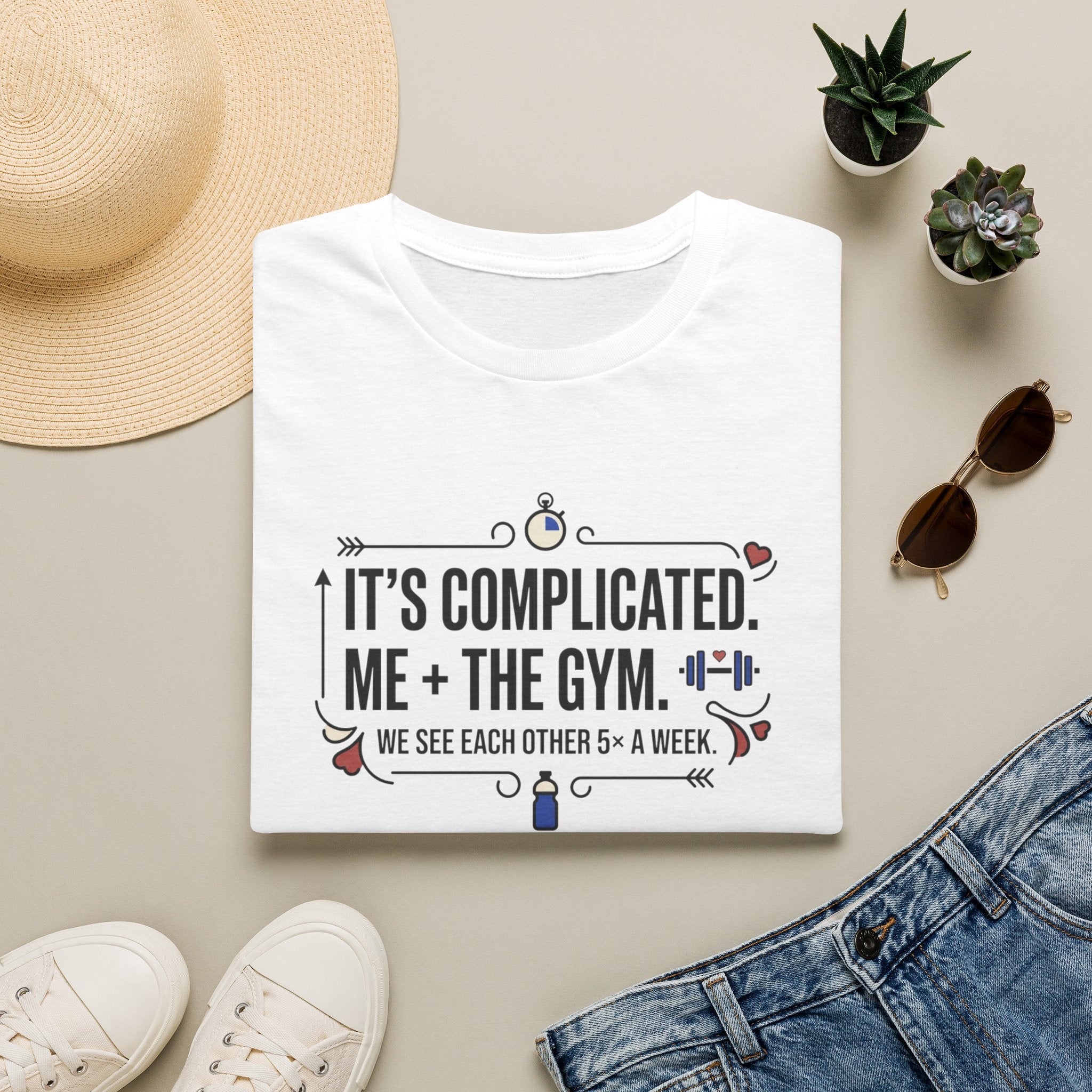 It's complicated. Me + The Gym T-Shirt