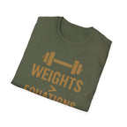 Weights > Equations – Glow Mode Edition T-Shirt