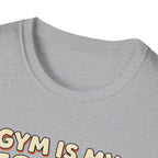 Gym is my escape - Racoon humorous T-Shirt