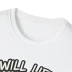 Will Lift for Whey – Monochrome Barbell Edition T-Shirt