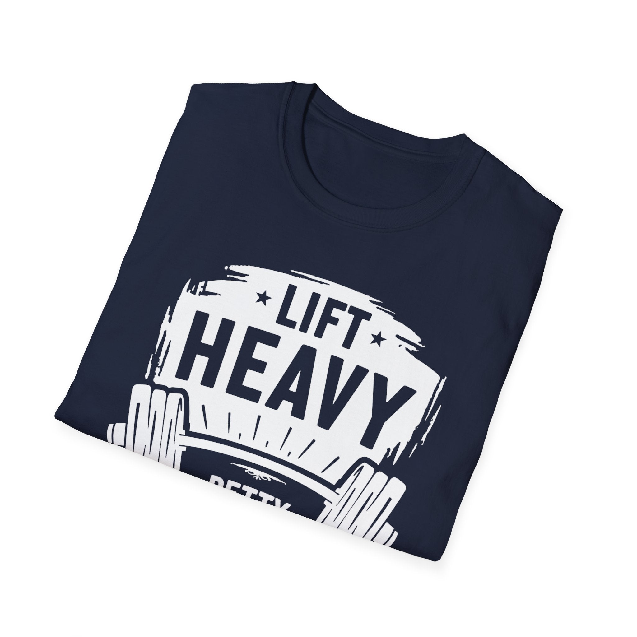 Lift Heavy, Petty Harder (Vintage Crest Edition) T-Shirt