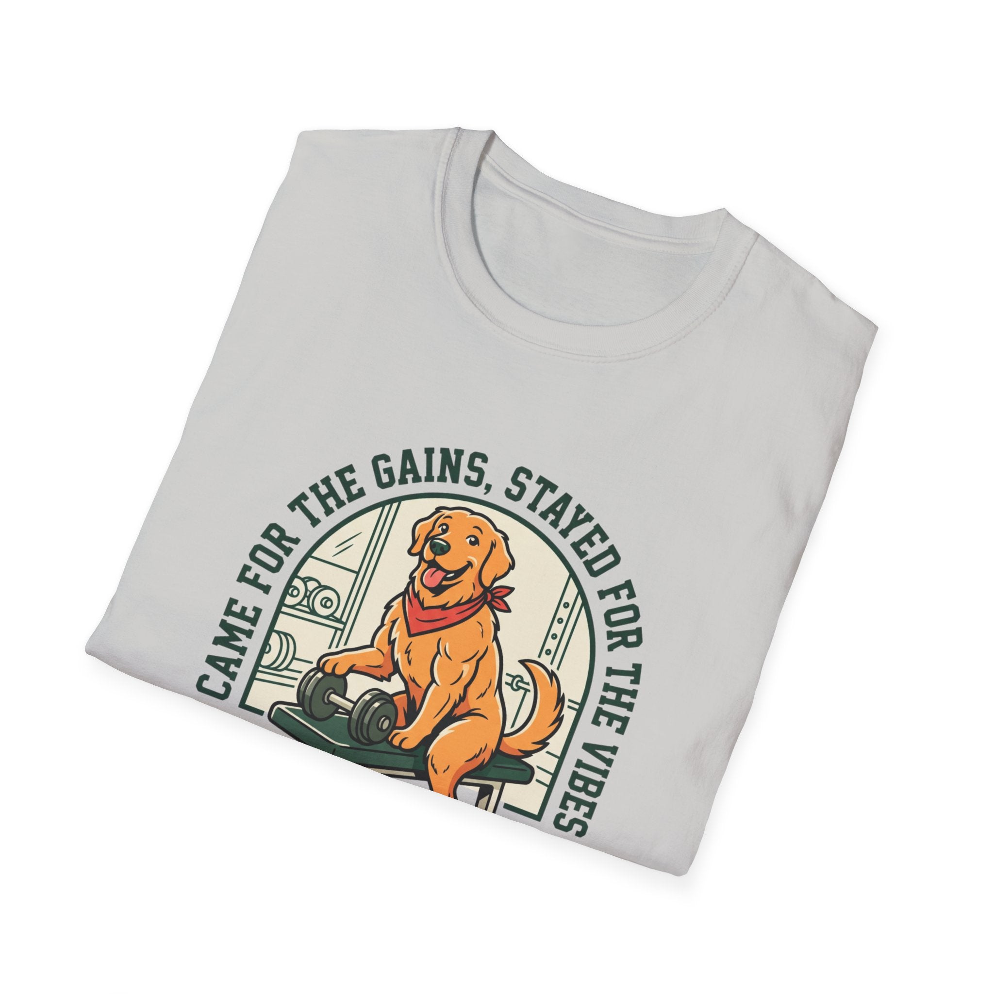 Came for the gains, stayed for the vibes T-Shirt
