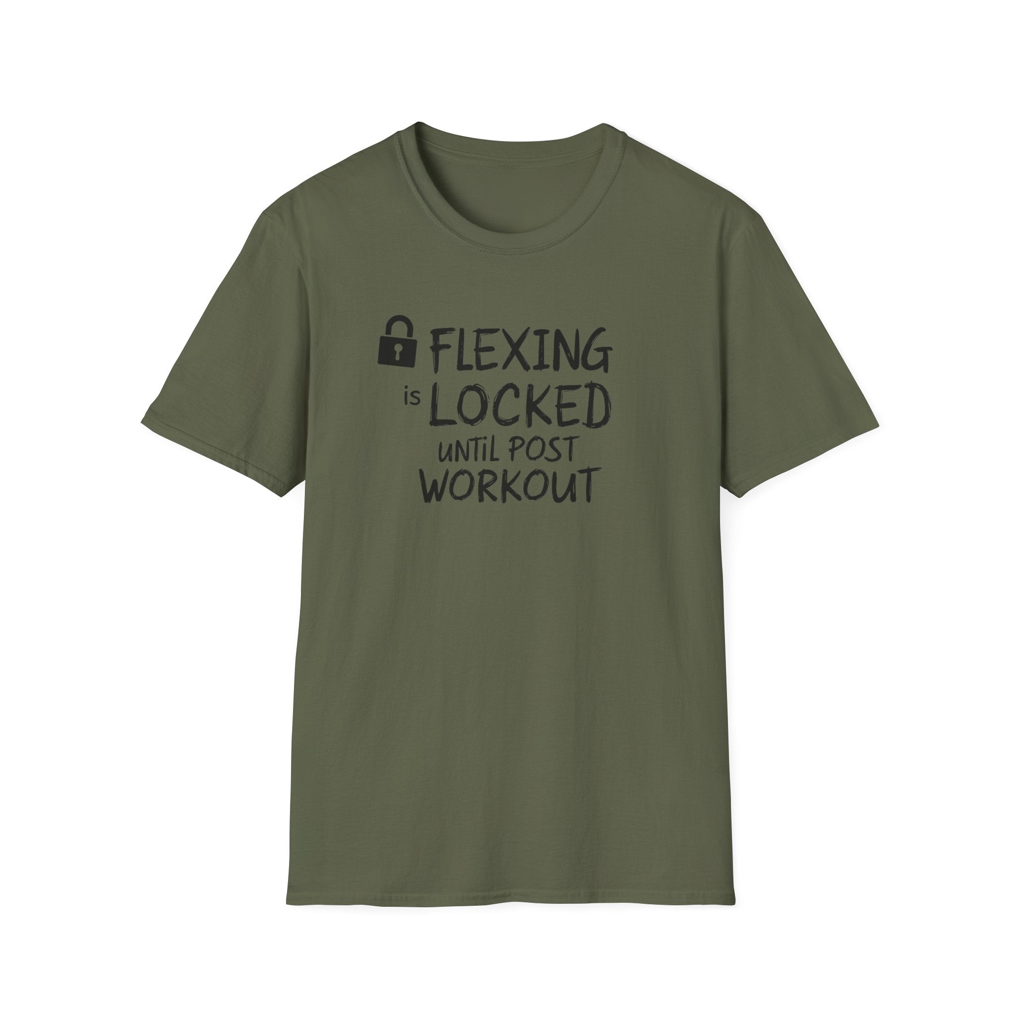 Flexing Locked – Post-Pump Protocol T-Shirt