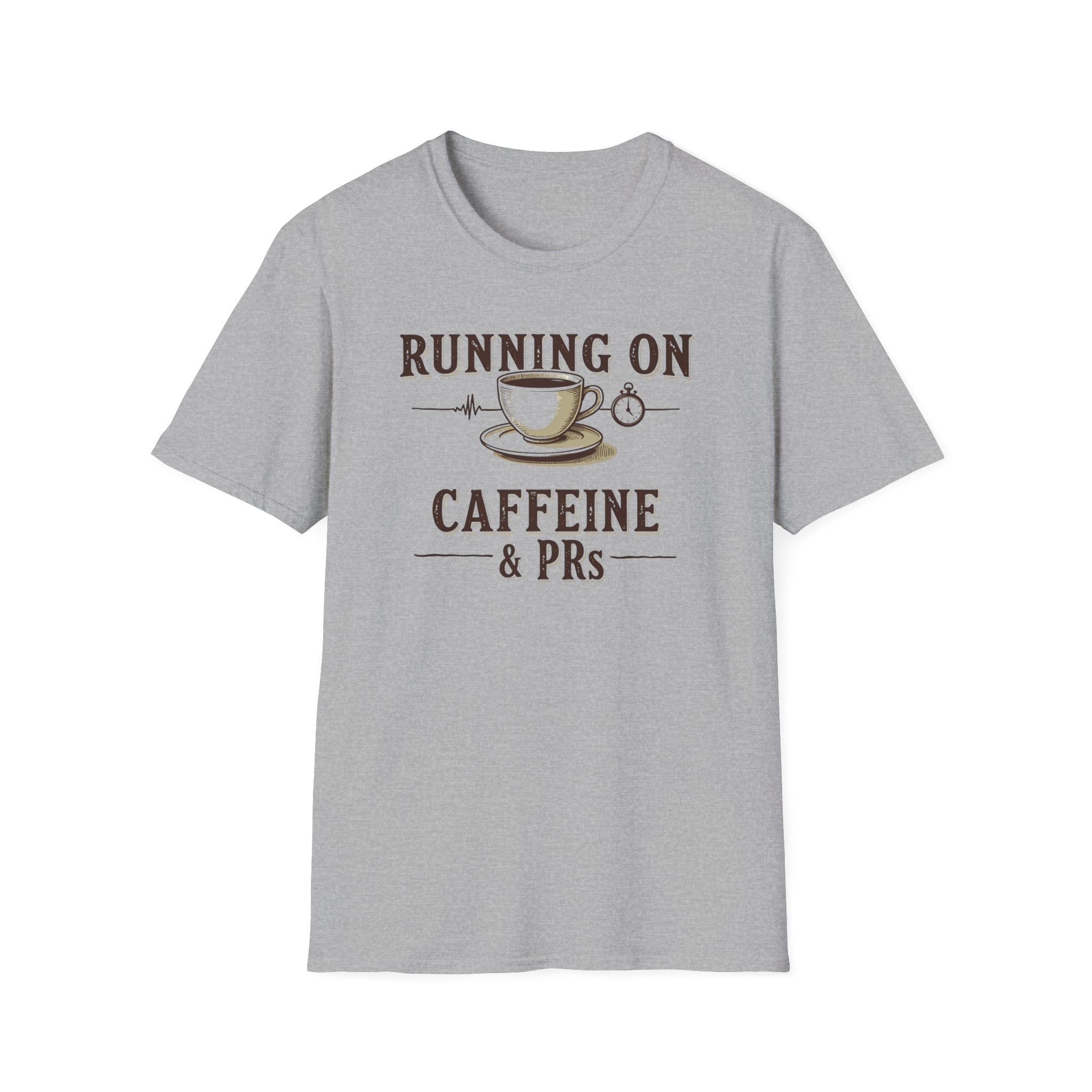 Running on Caffeine & PRs – Vintage Brew Strength T-Shirt