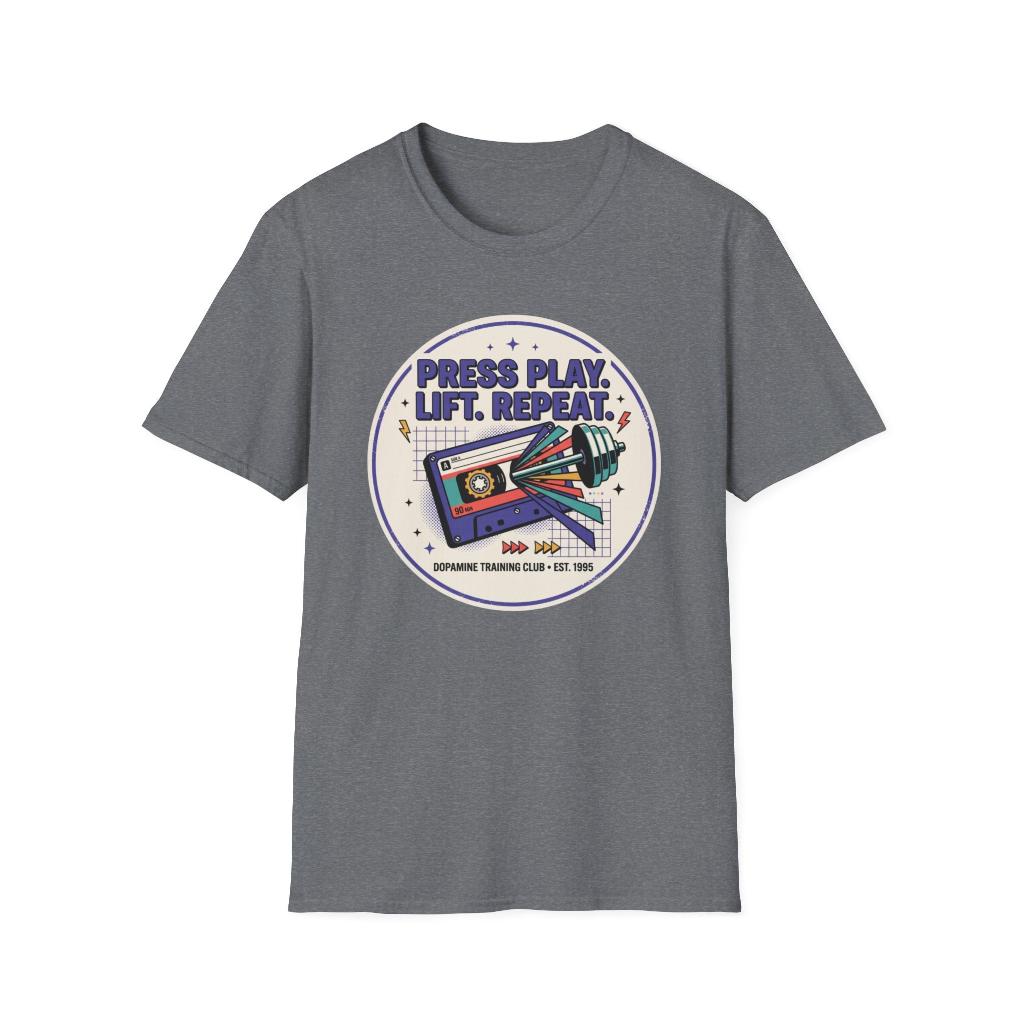 Press play. Lift. Repeat T-Shirt