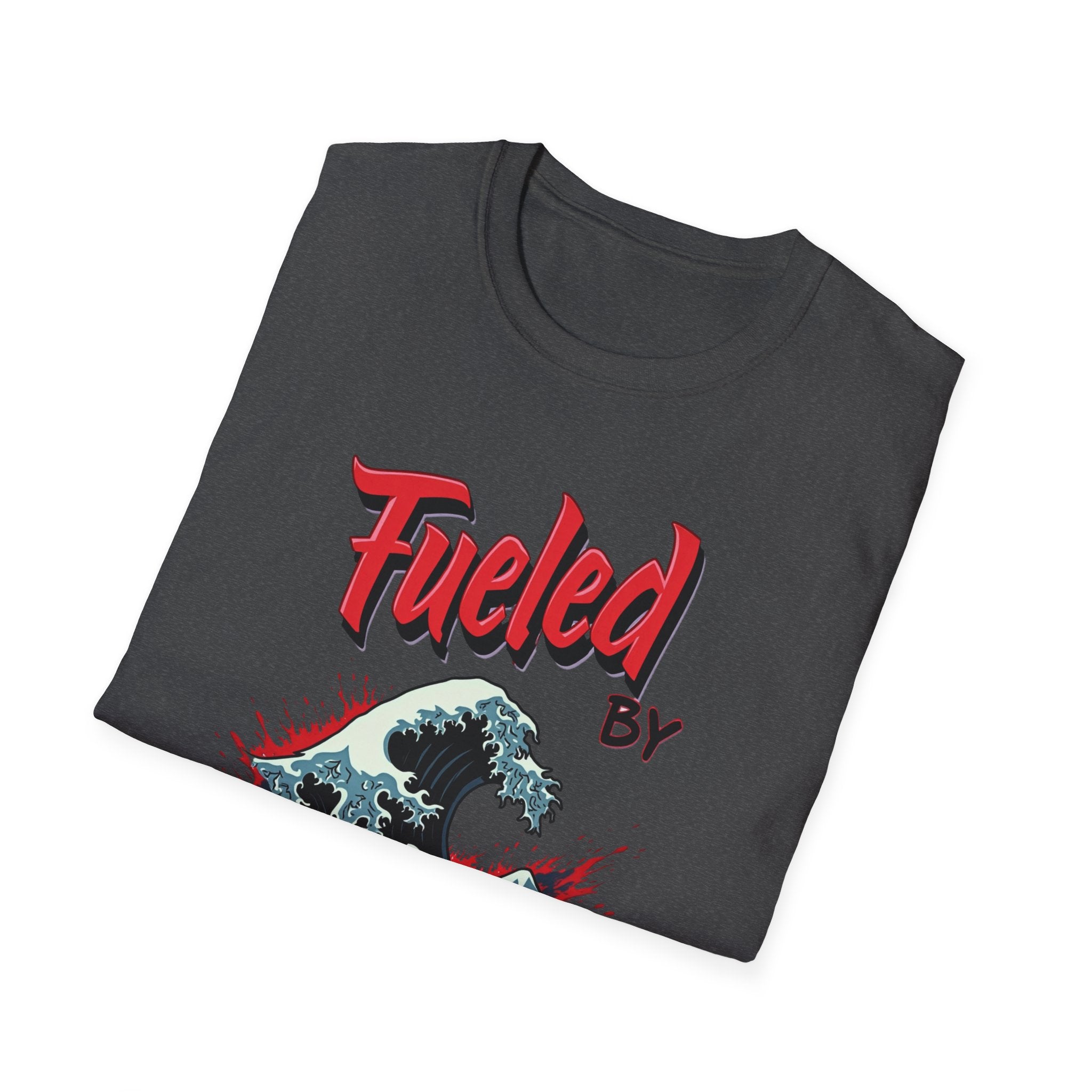 Fueled by Creatine and Chaos – Energy Wave Edition T-Shirt