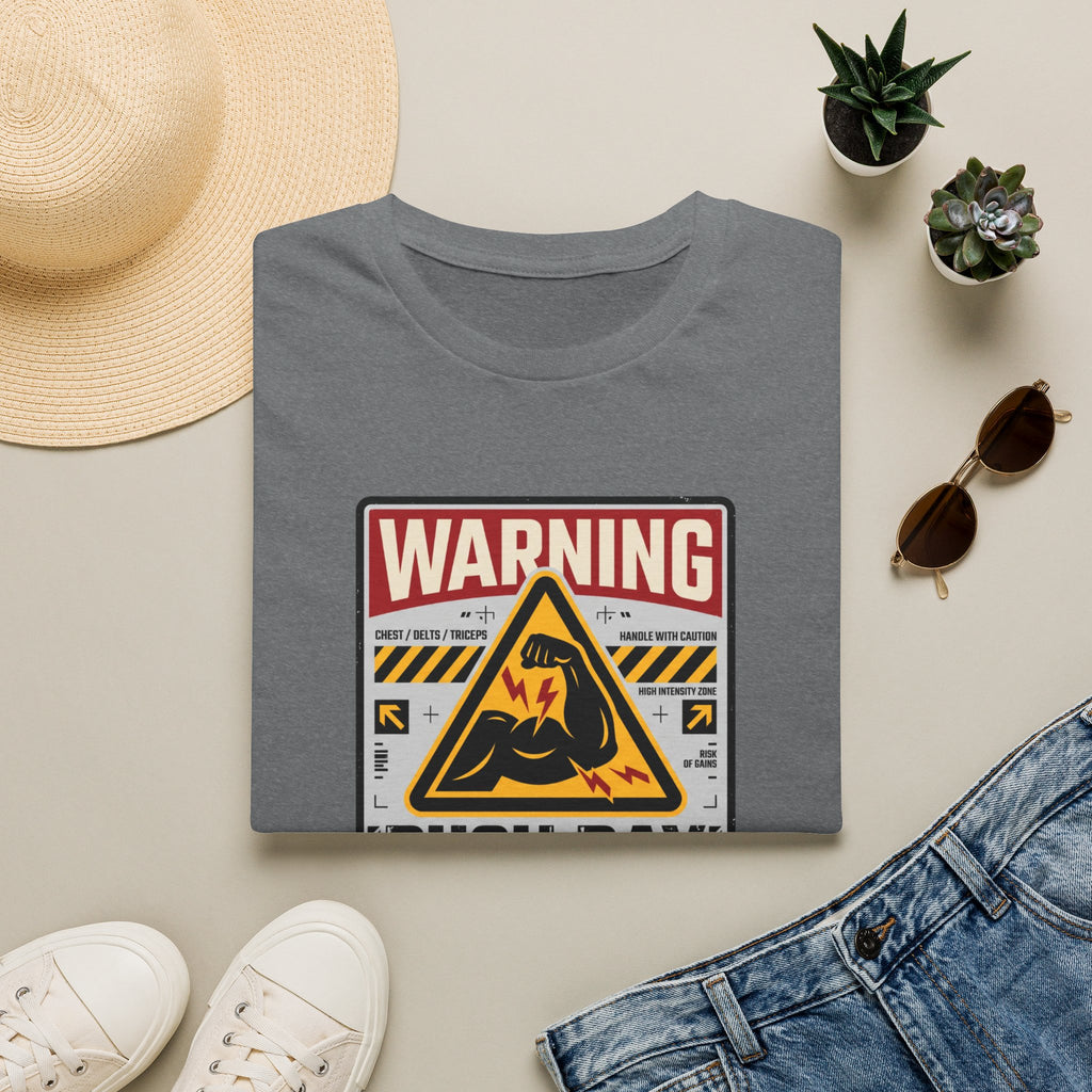 Warning - Push day in progress T-Shirt