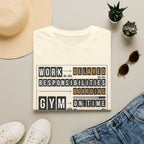 Waiting for gym - Week Schedule T-Shirt