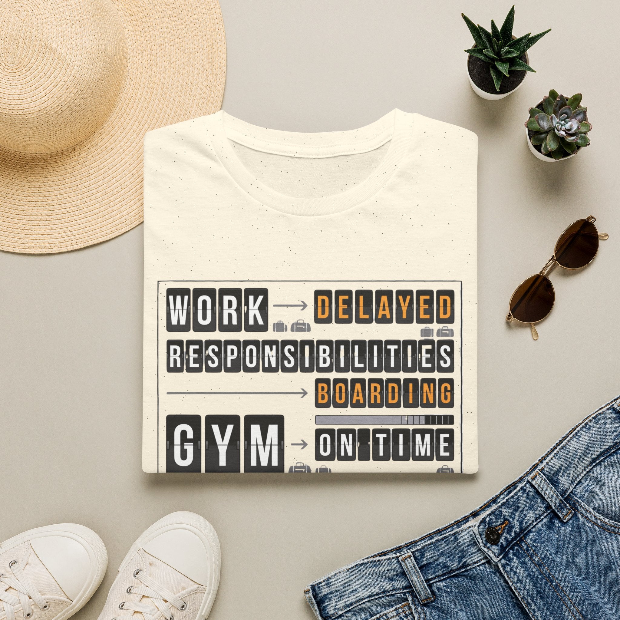 Waiting for gym - Week Schedule T-Shirt