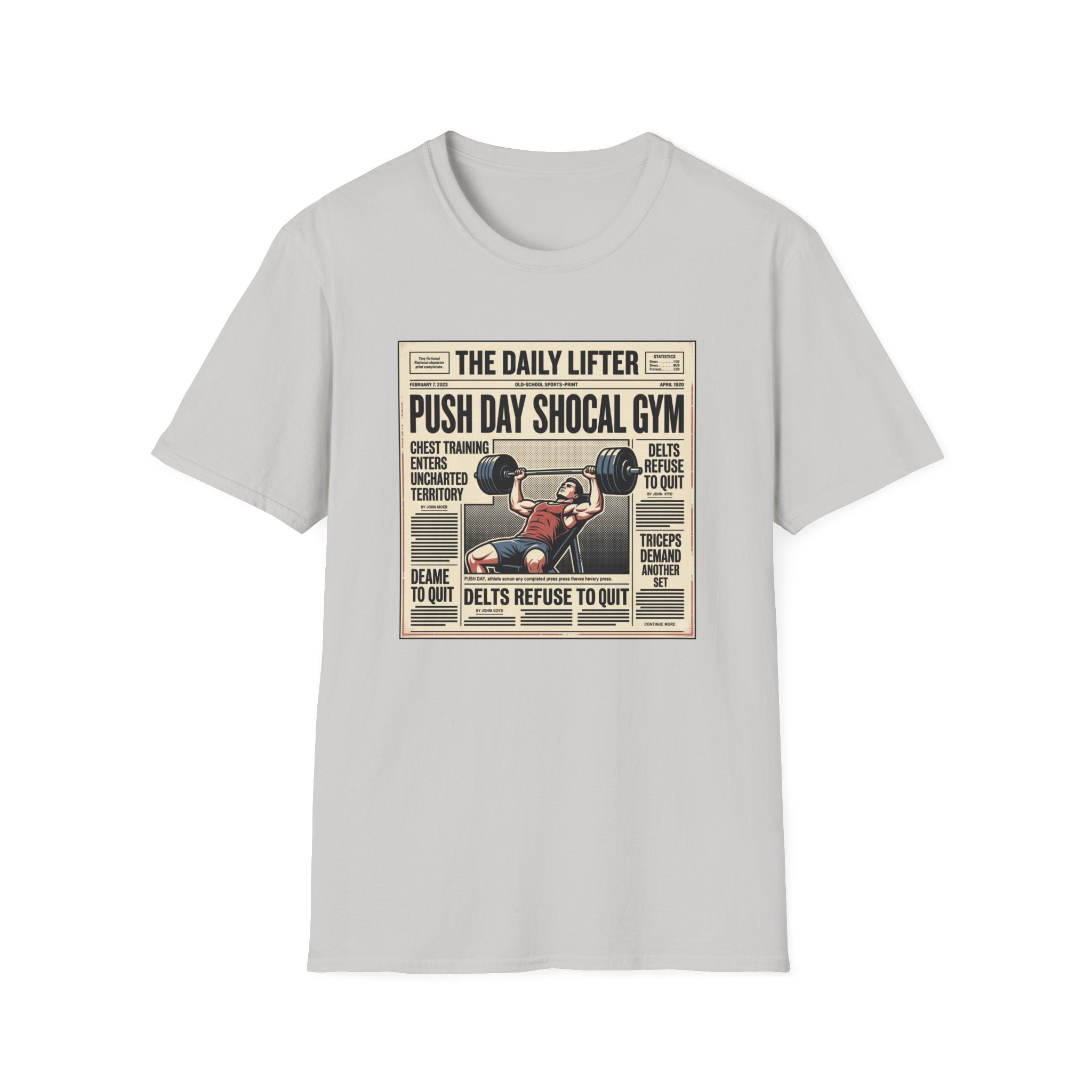 Push day newspaper style T-Shirt