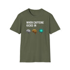 When Caffeine Kicks In – Brain Upgrade Sequence T-Shirt