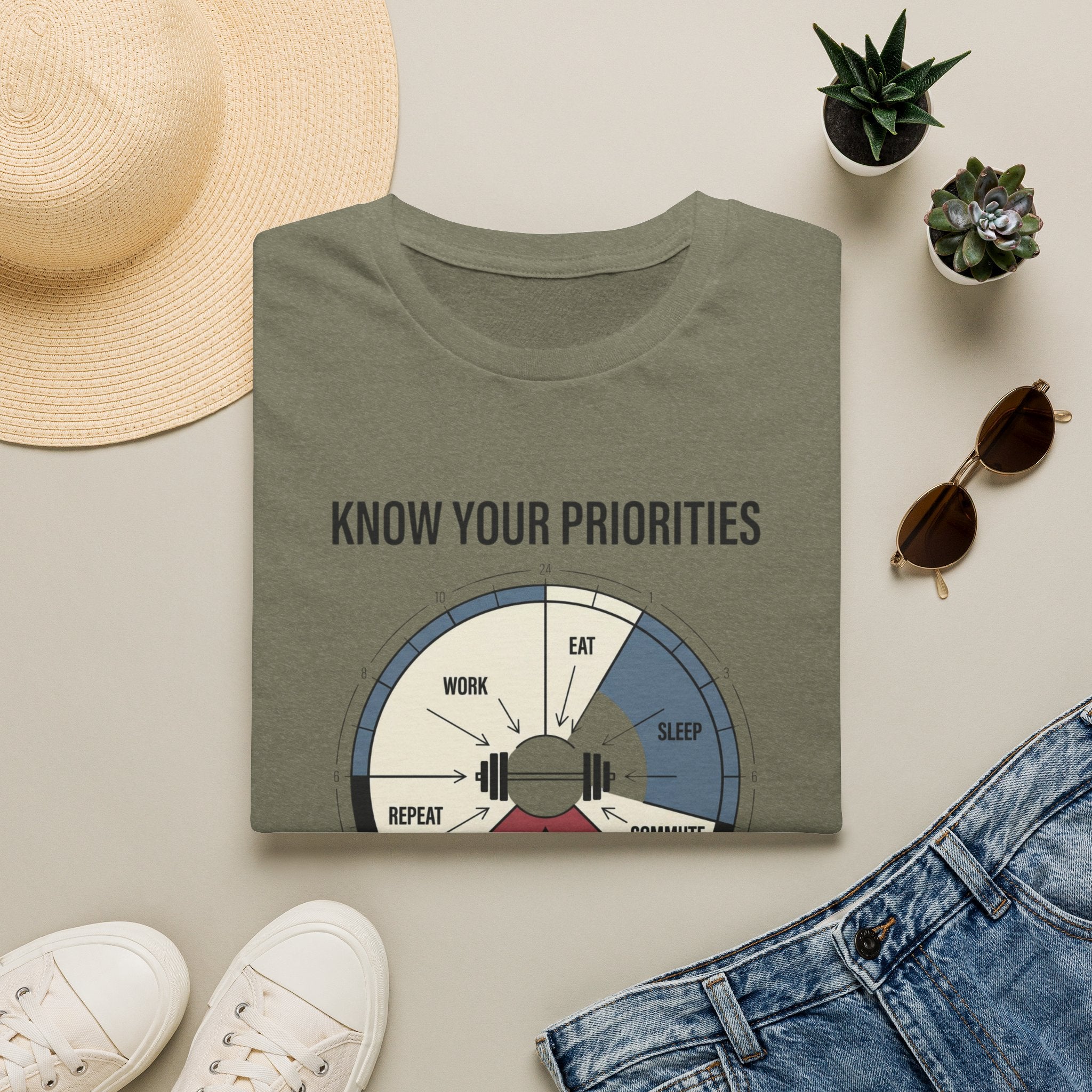 Know your priorities - Every hour supports the prioroty copy T-Shirt