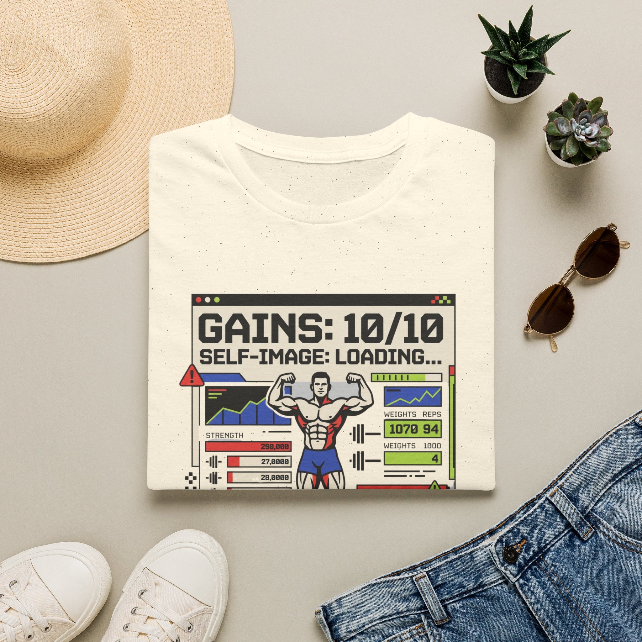 Gains vs Self Imagine T-Shirt