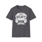 Lift Heavy, Petty Harder (Vintage Crest Edition) T-Shirt