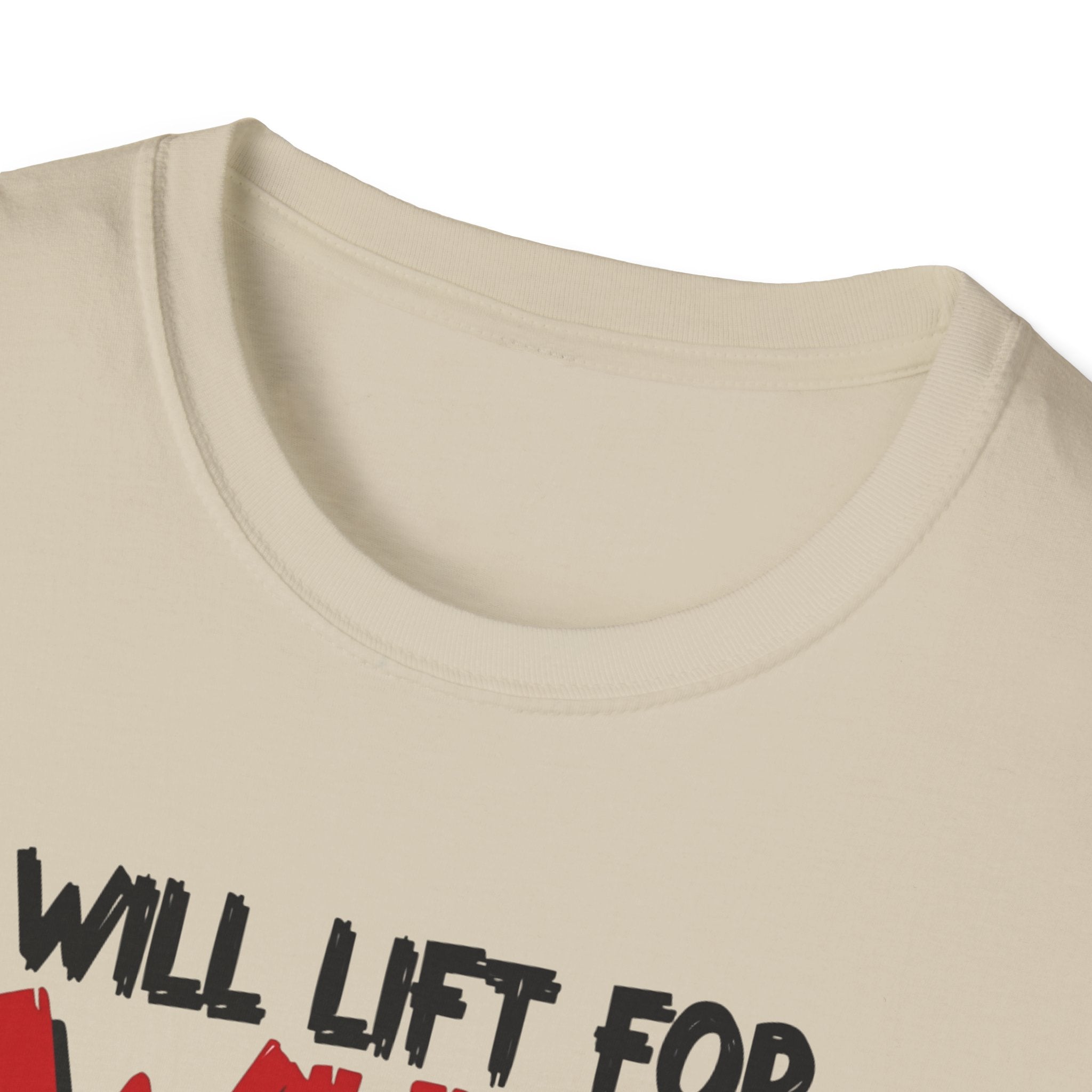 Will Lift for Whey – Barbell Edition T-Shirt