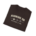 Running on Caffeine & PRs – Minimal Strength Mode T-Shirt