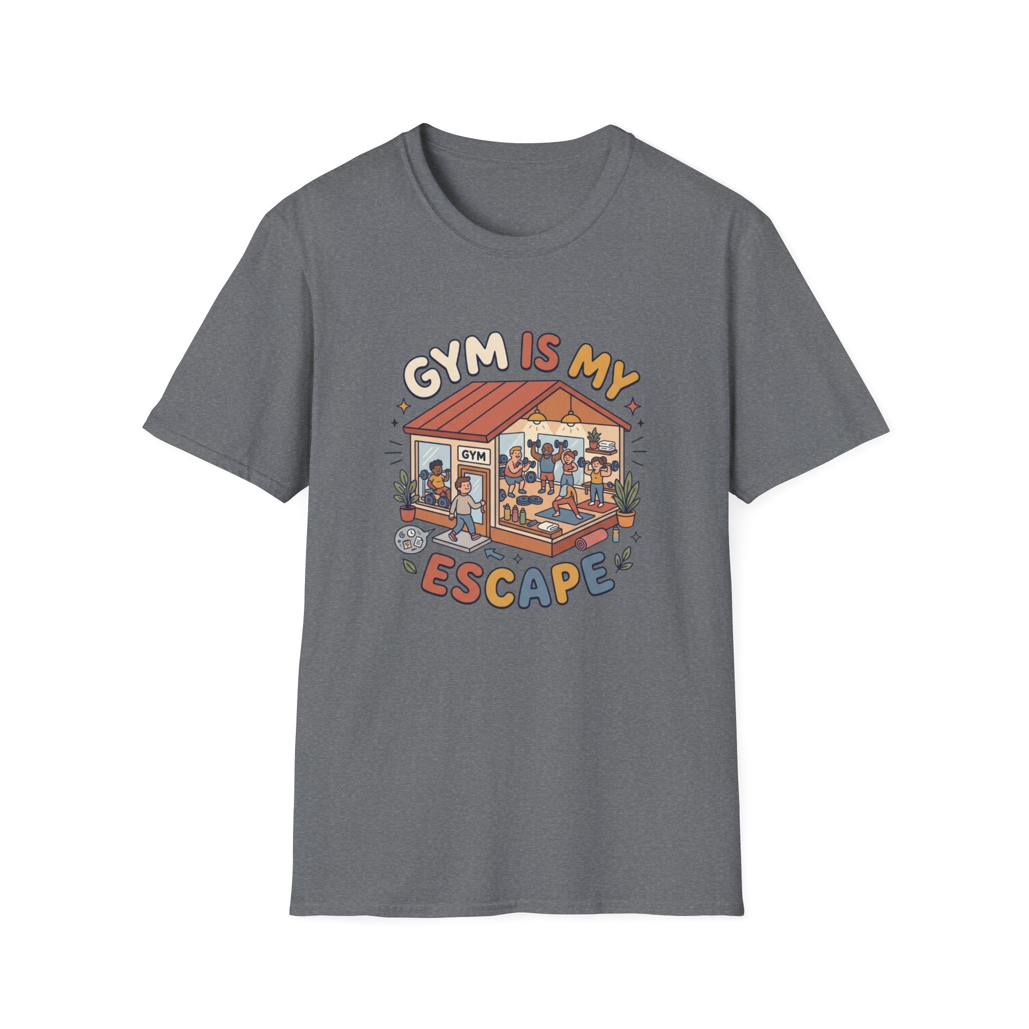 Gym is my escape - Warm T-Shirt