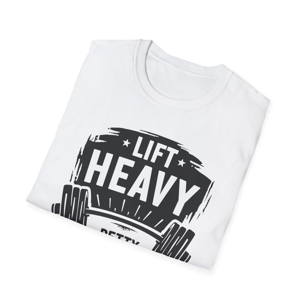 Lift Heavy, Petty Harder (Vintage Crest Edition) T-Shirt