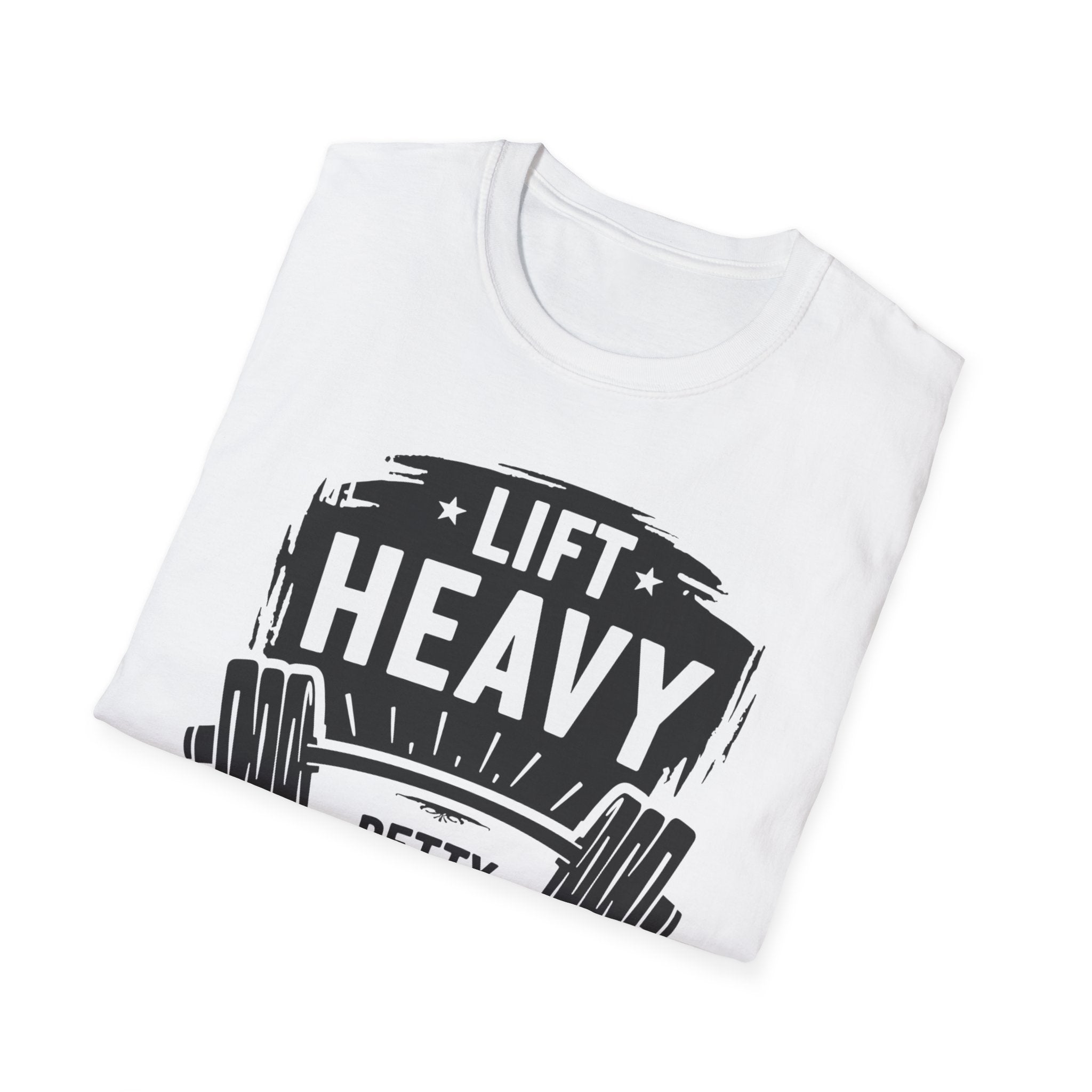 Lift Heavy, Petty Harder (Vintage Crest Edition) T-Shirt