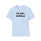 Discipline > Motivation – Barbell Edition T-Shirt