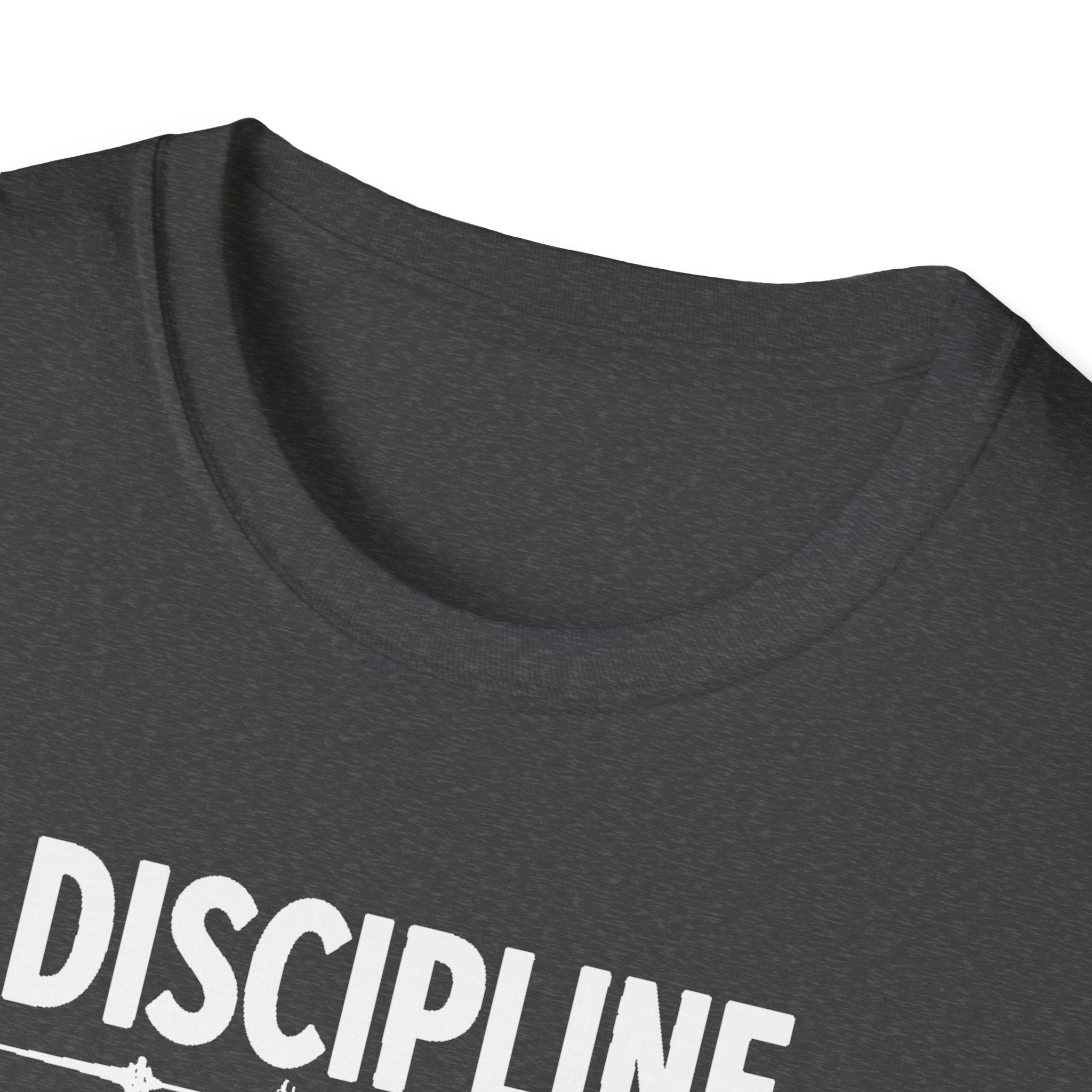 Discipline > Motivation – Barbell Edition T-Shirt