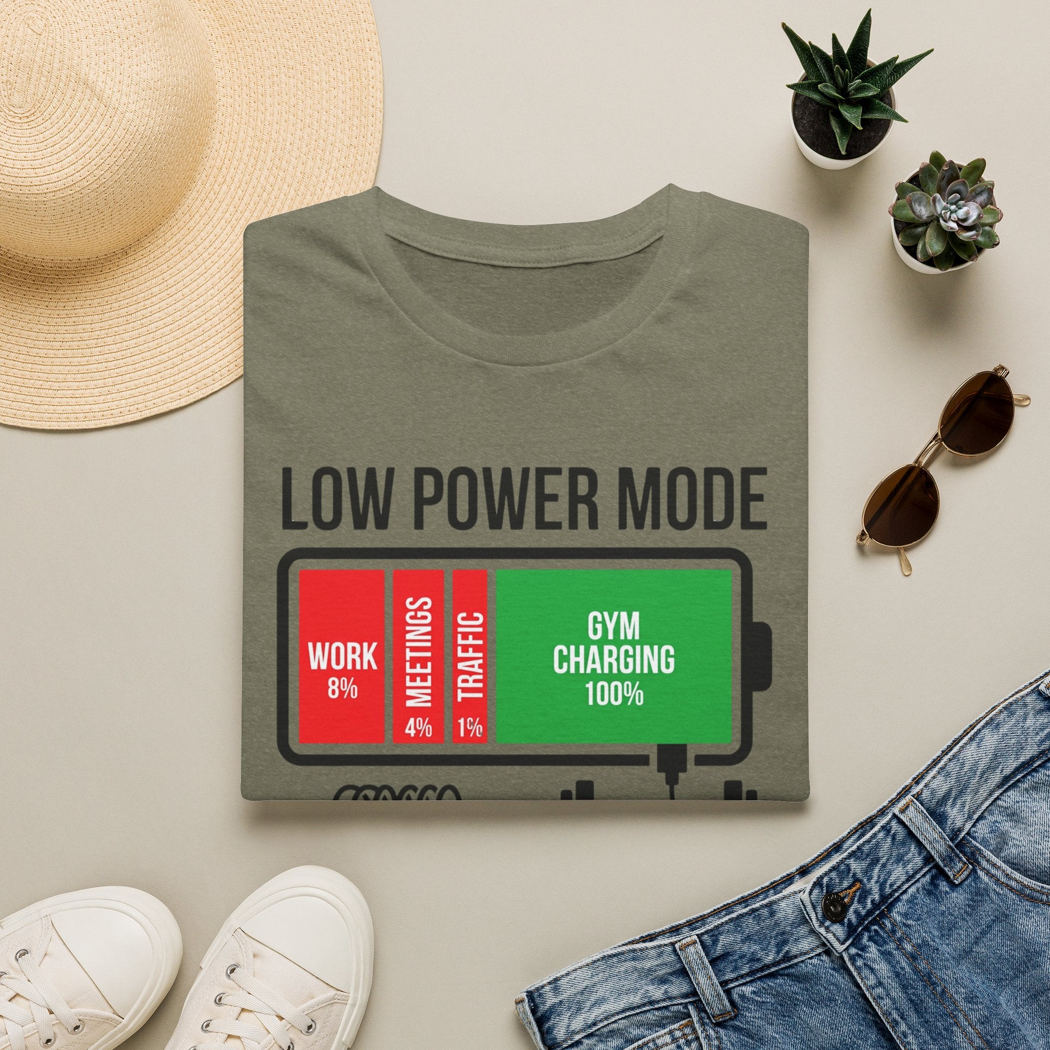 Low power - Fully charged gym T-Shirt