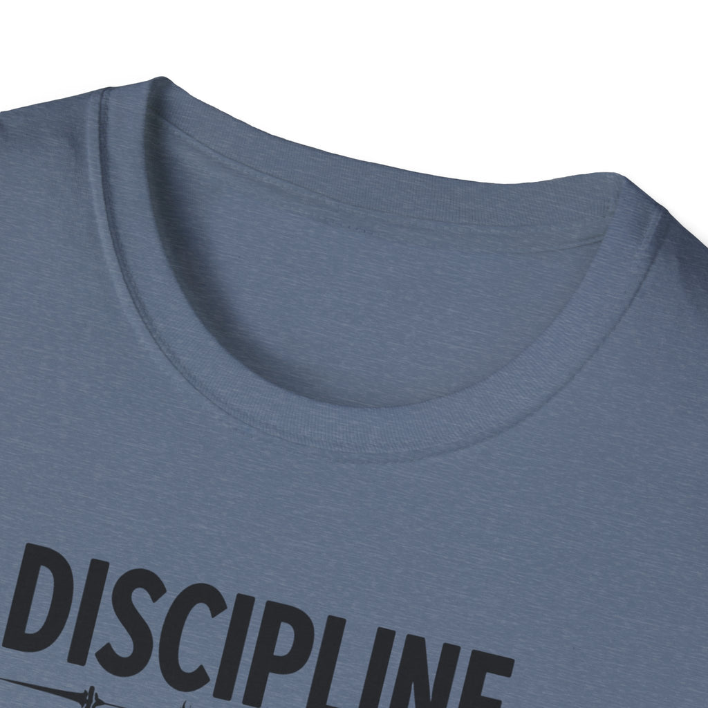 Discipline > Motivation – Barbell Edition T-Shirt