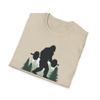 Forest Beast Mode – Bigfoot Barbell Edition T-Shirt
