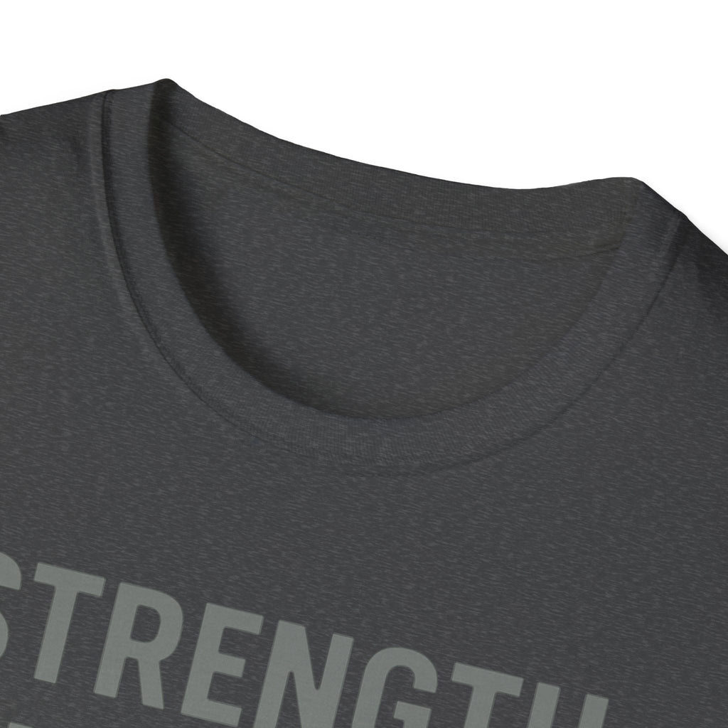 Strength Through Scripture – Bold Faith & Fitness Statement Tshirt