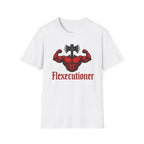 Flexecutioner – Muscular Axe Warrior Emblem T-Shirt