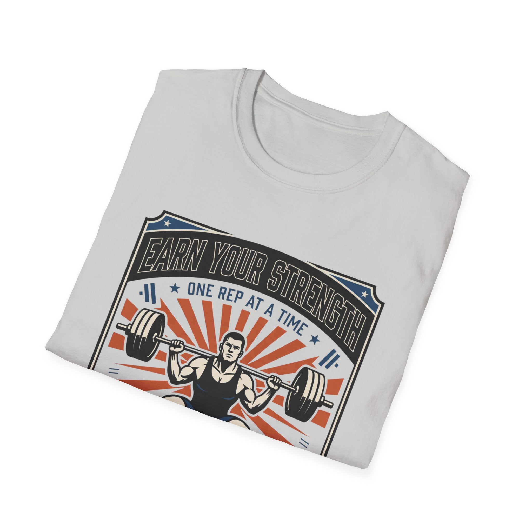 Earn your strength, one rep at a time T-Shirt