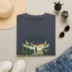 Gym is my escape - Adventure style T-Shirt