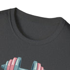 Lift Heavy, Stress Less – Barbell Bliss Edition T-Shirt