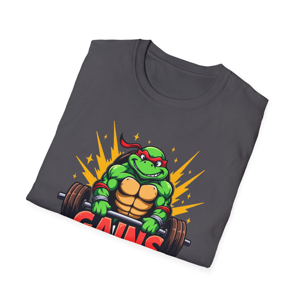Hard-Shelled Gains – Turtle Power Edition T-Shirt
